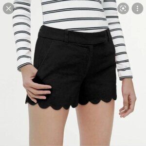 NWT J. Crew Scalloped Hem Linen Blend Shorts | J. Crew Linen Shorts